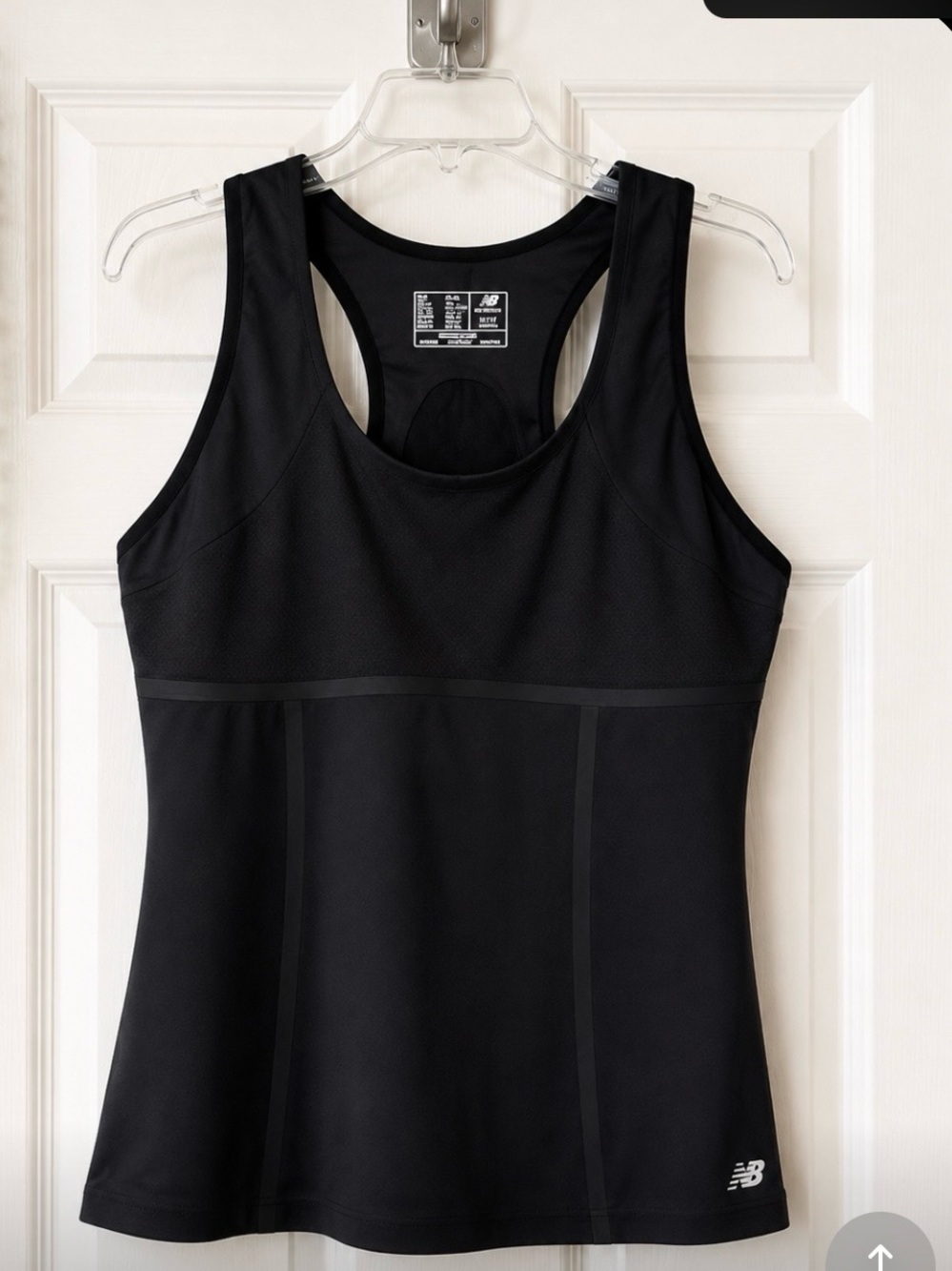 New Balance Black Racerback Performance Tank Top